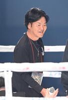 亀田和毅の試合前にリングに登場した島田紳助氏＝２０２５年５月撮影