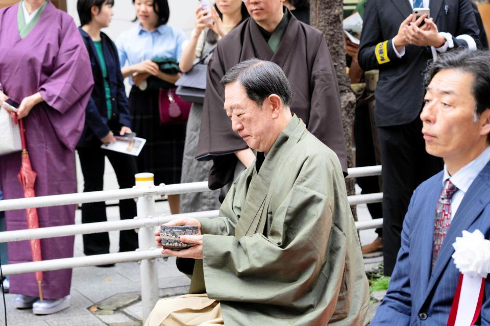 「銀茶会」に参加した坂東彌十郎