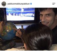 パックンのインスタグラム＠pakkunmakkunpakkunから＝２１年７月、こどもと東京五輪開会式を鑑賞