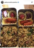 パックンのインスタグラム＠pakkunmakkunpakkunから＝２１年３月、こどもに作ったお弁当