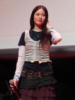 主題歌を担当した映画のイベントに出席したａｏ