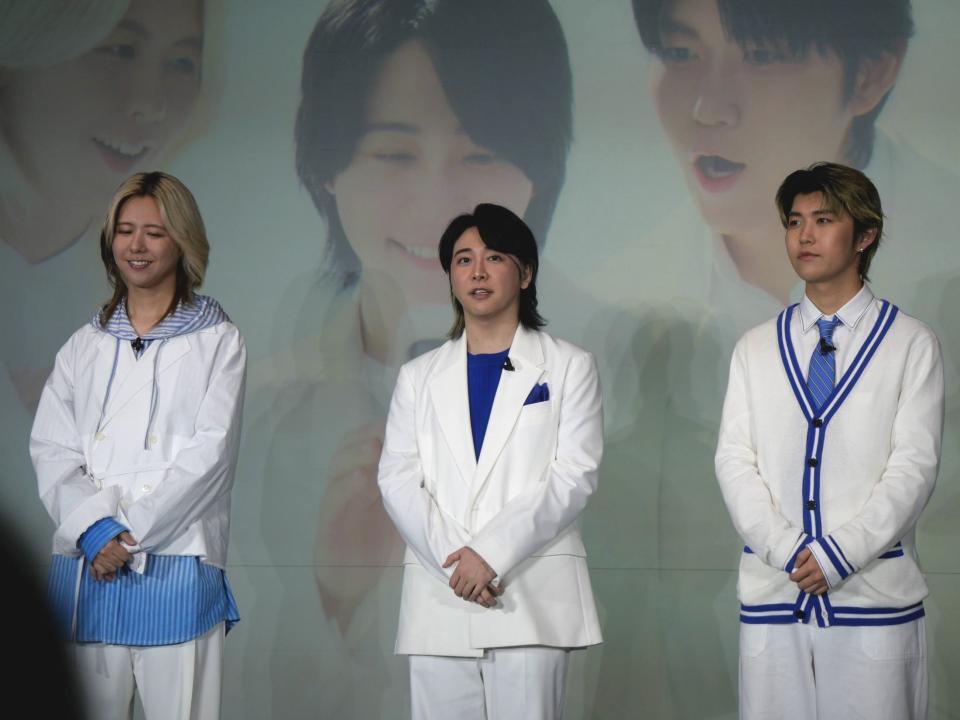 イベントに登壇したＭｒｓ．　ＧＲＥＥＮ　ＡＰＰＬＥの（左から）藤澤涼架、大森元貴、若井滉斗