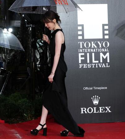 「第３９回東京国際映画祭」レッドカーペットに登場した永野芽郁＝東京ミッドタウン日比谷（撮影・伊藤笙子）