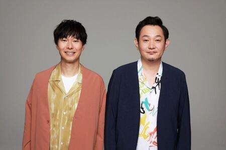 「月笑クライマックスシリーズ」にゲスト出演するマシンガンズの滝沢秀一（左）、西堀亮