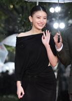 「第３９回東京国際映画祭」に登場した出口夏希＝東京ミッドタウン日比谷（撮影・伊藤笙子）