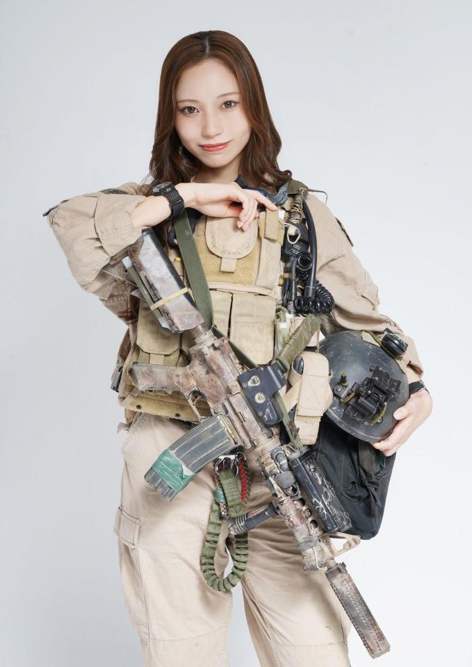 「川越紗彩　デジタル写真集　サバゲ－さあや」（Ｃ）ＡＳＴＯＷＡ　ＢＯＯＫＳ　
