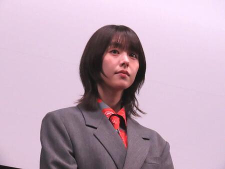 映画「過怠」のイベントに登壇した唐田えりか
