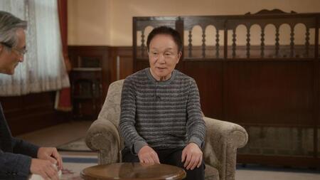 永島英器社長と対談する小田和正