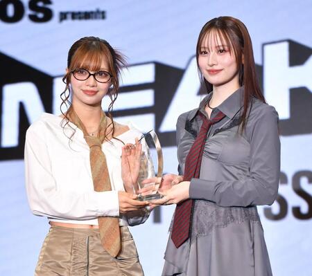 代表してイベントに登壇した（左から）南なつ、立花琴未（撮影・千葉大輝）