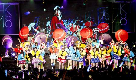 　初の海外ライブではじけるＨＫＴ４８＝台湾・台北