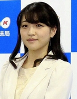 関西の夕方ニュースのキャスターに起用された赤木野々花アナウンサー＝ＮＨＫ大阪放送局