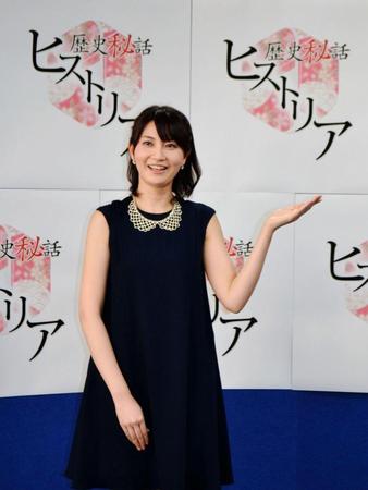 「歴史秘話ヒストリア」のキャスターに就任する井上あさひアナウンサー＝ＮＨＫ大阪放送局