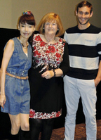 　ビートルズの思い出を語った（左から）太田光代さん、フリーダ・ケリーさん、ライアン・ホワイト監督
