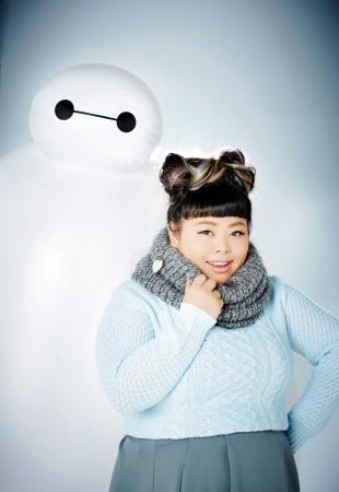 　ディズニーの新キャラ「ベイマックス」と共演した渡辺直美