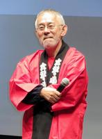 記念ショートアニメションについて語る鈴木敏夫氏＝東京・東品川