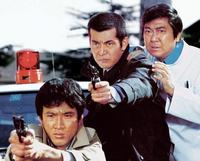 「大都会ＰＡＲＴ２」の（左から）松田優作さん、渡哲也、石原裕次郎さん