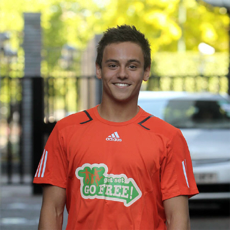 デヴィッド・ベッカムを破り、英ヒート誌が主催する最もホットな男性ランキング１位に輝いたトム・デイリー