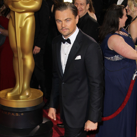 来秋公開予定の新作『ザ・レブナント』に出演するレオナルド・ディカプリオ