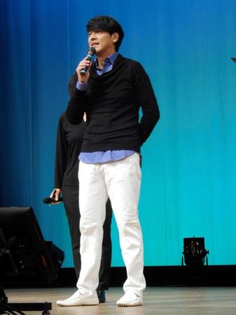 ３年ぶりのアルバムの発売記念イベントを行ったリュ・シウォン＝東京・住吉