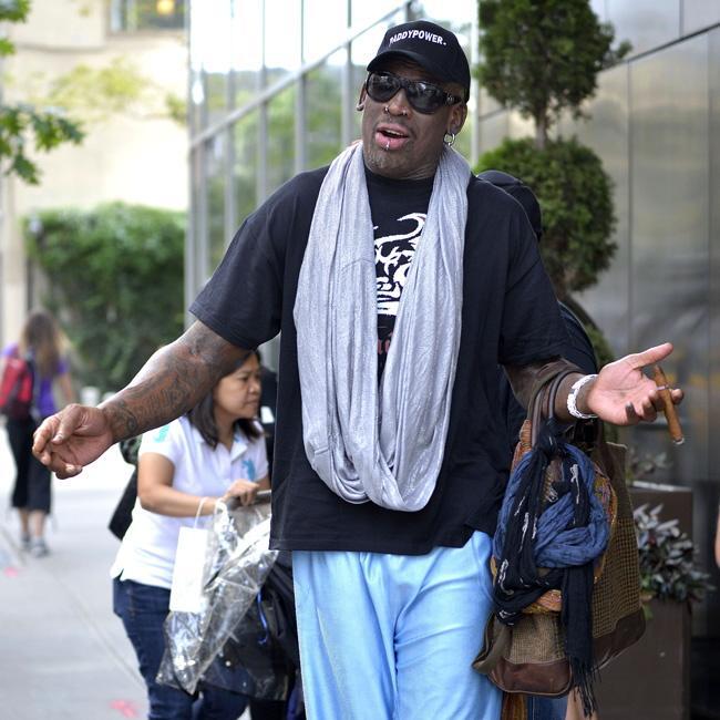 逮捕されたデニス・ロッドマン