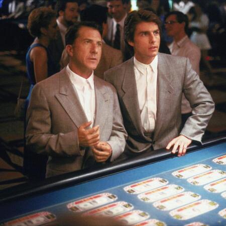 　トム・クルーズとダスティン・ホフマン