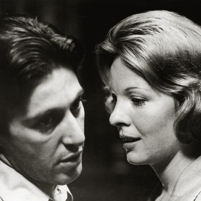 　アル・パチーノ（左）とダイアン・キートンさん