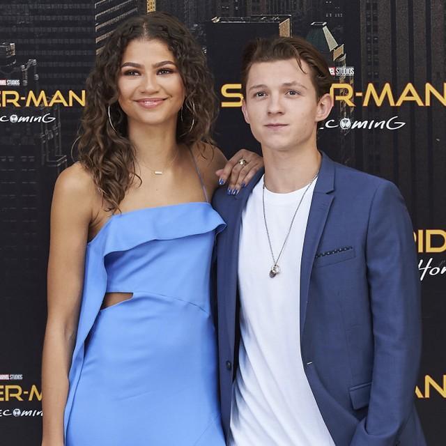 極秘結婚が報じられたトム・ホランド（右）とゼンデイヤ