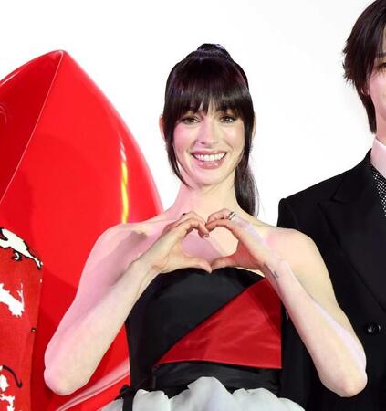 アン・ハサウェイ＝2026年4月撮影