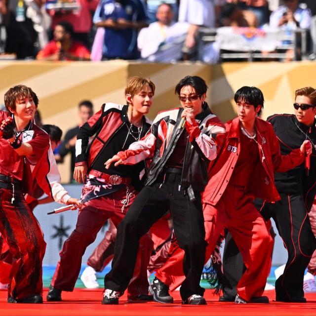 W杯決勝のハーフタイムショーに登場したBTS