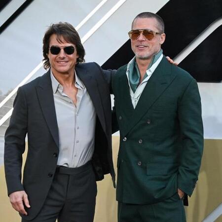 　ブラッド・ピットとトム・クルーズ