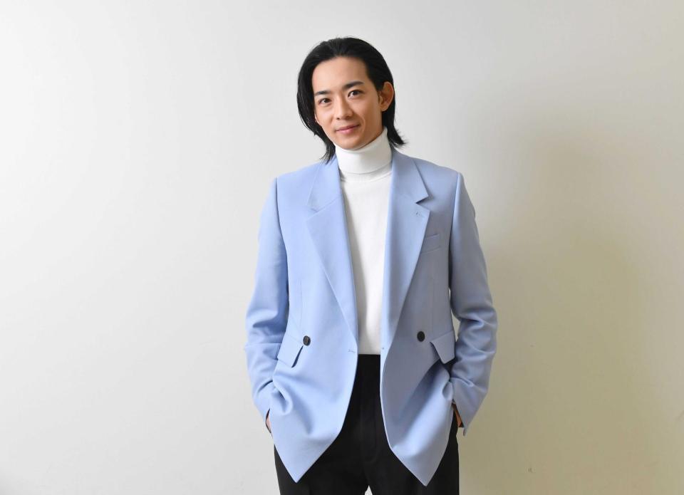 　ドラマ「スタンドＵＰスタート」で主演を務める竜星涼（撮影・佐々木彰尚）