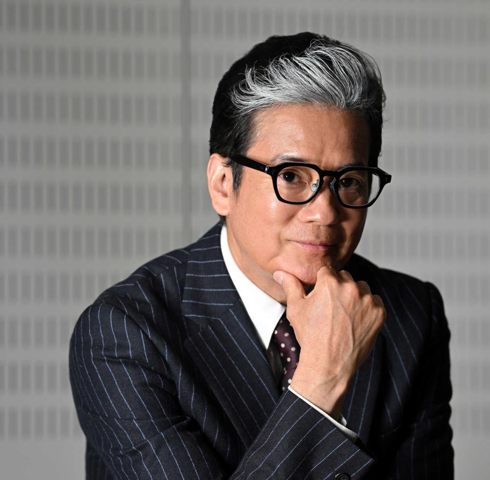 　還暦を超え、円熟味を増す唐沢寿明（撮影・伊藤笙子）