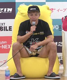 ノーコンテストとなった試合を振り返る久保優太