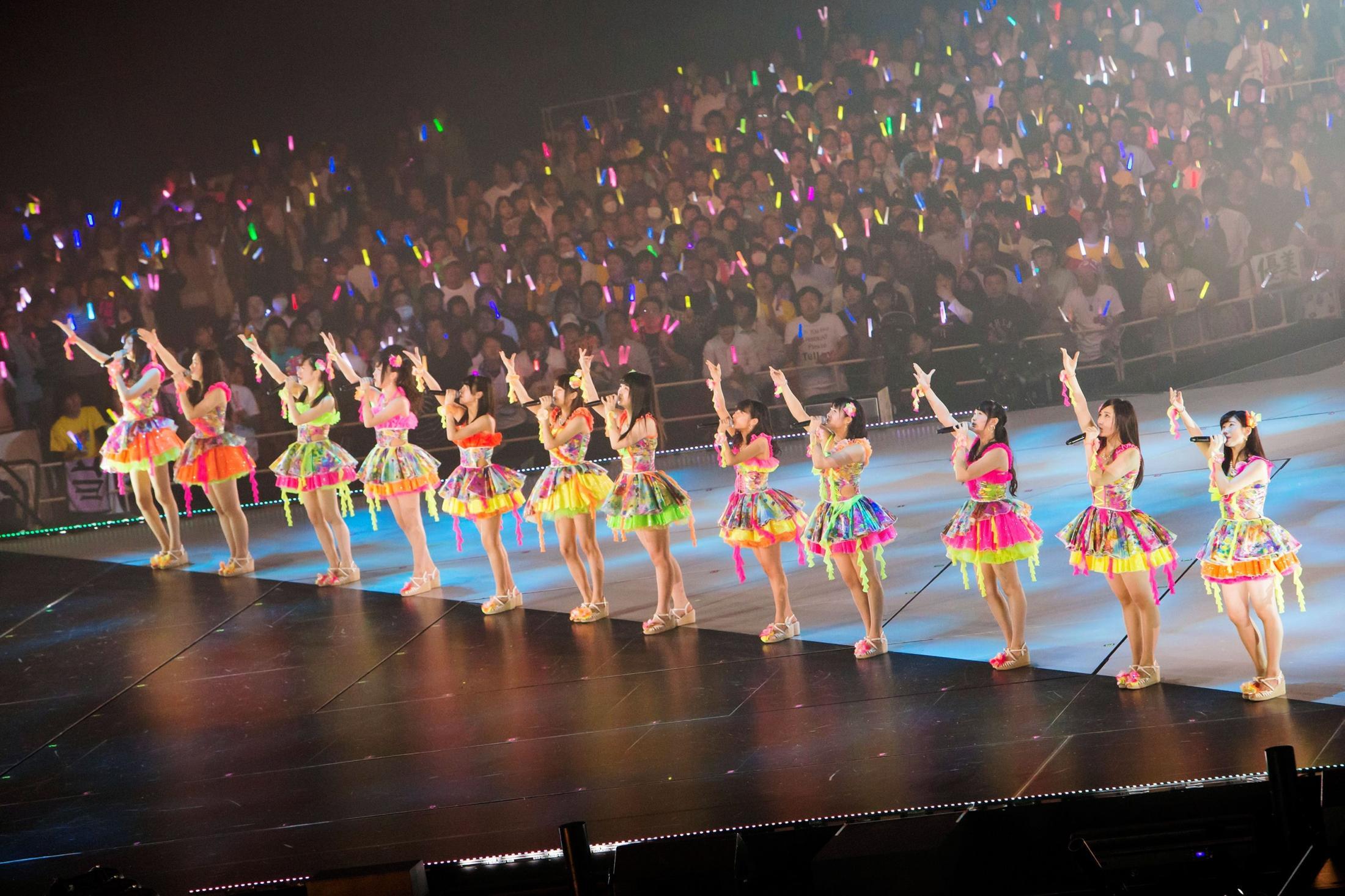 初の全国アリーナツアーの公演２日目を行ったＮＭＢ４８＝大阪城ホール