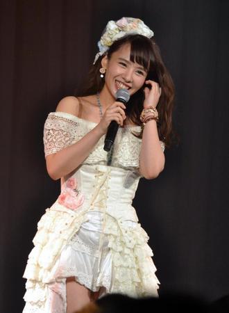 卒業公演を行ったＮＭＢ４８・山田菜々＝大阪市のＮＭＢ４８劇場