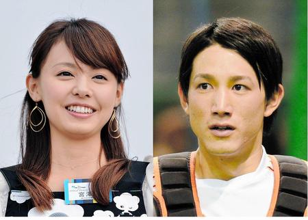 交際が発覚したフジテレビ・宮澤アナ（左）と巨人・小林