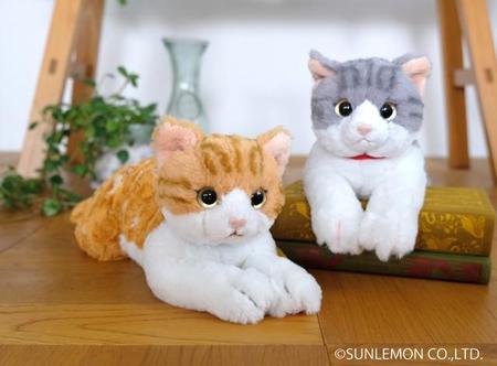 「リアル寄り」の見た目と程よい重さで人気の「ひざねこ」シリーズ