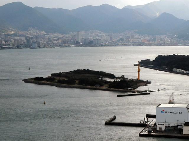 山口県下関市沖に浮かぶ巌流島