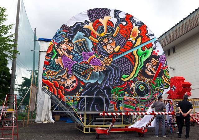 m*s様 津軽ねぷた会　弘前　ねぷた絵 史上初めて「実在忍者」のねぷたが夏の夜空を飾る 人気ゲーム信長の