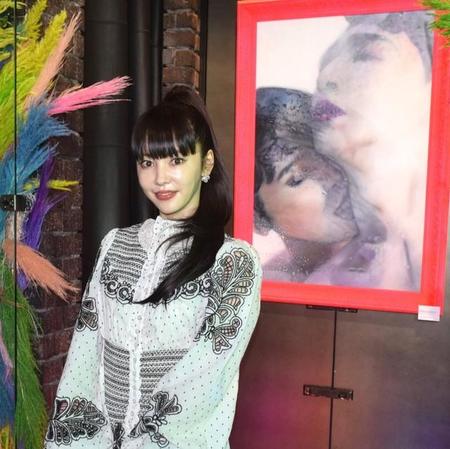 個展を開催した松下萌子