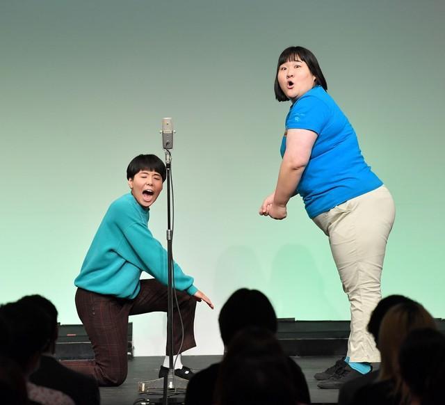 「Ｍ-１グランプリ２０２２」準決勝に挑むヨネダ２０００＝東京・竹橋のＮＥＷ　ＰＩＥＲ　ＨＡＬＬ（撮影・伊藤笙子）