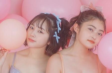 新作下着をプロデュースした井上咲楽、なえなの