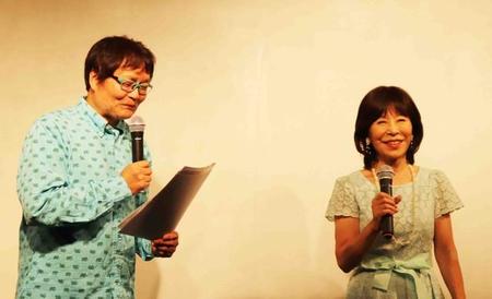 鶴間政行さん（左）と大橋照子さん