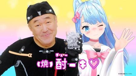 美少女VTuber「ぬくみん」に抜擢された温水洋一（左）