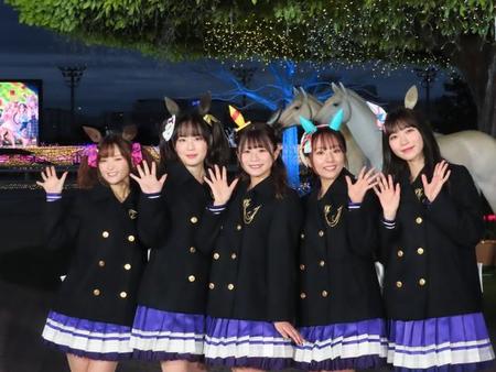 地方競馬ゆかりの「ウマ娘」声優5人が大井競馬場で“日本一”イルミネーションPR イナリワン役に「おかえりー!」