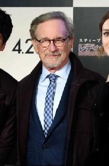 東京・新宿歌舞伎町での映画イベントに登壇したスティーブン・スピルバーグ監督（２０１８年撮影）