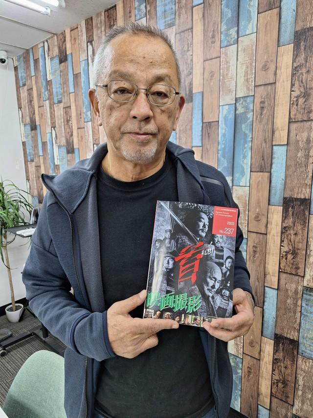 北野武監督作品「首」の撮影監督を務めた浜田毅氏。自身がカメラを回した映画「北京原人」への思いも語った＝都内