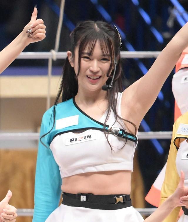 格闘技イベント「RIZIN」のラウンドガールを務める宮瀬なこ