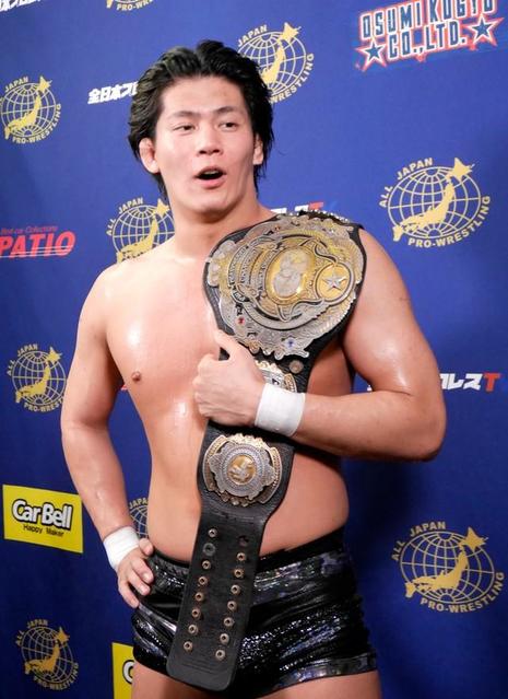 若き3冠ヘビー級王者・安齊勇馬 全日本チャンピオン・カーニバル白星