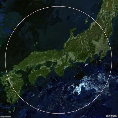 日本と英国を同じ大きさの円で囲んでみた→あれ？「日本デカい」「イギリスって小さいのか」と驚きの声